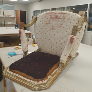 rénovation tissu fauteuil à Bordeaux